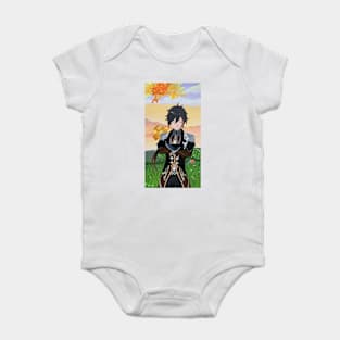 Zhongli Folded Arms Handpainted Baby Bodysuit